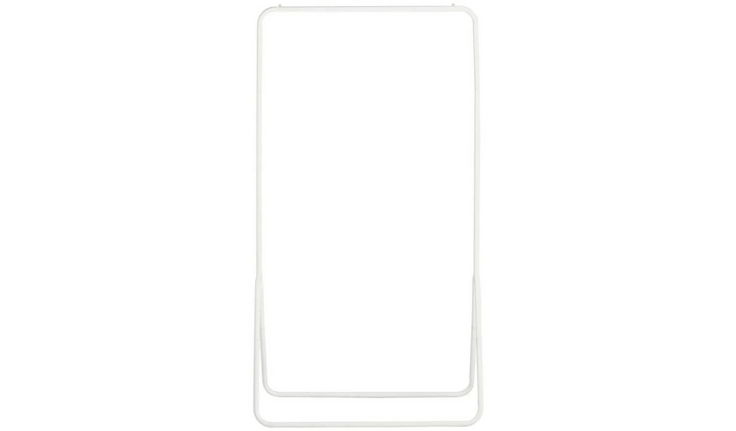 Arnie Clothes Rail White Freestanding Wardrobe Storage Garment Organiser - Image 4