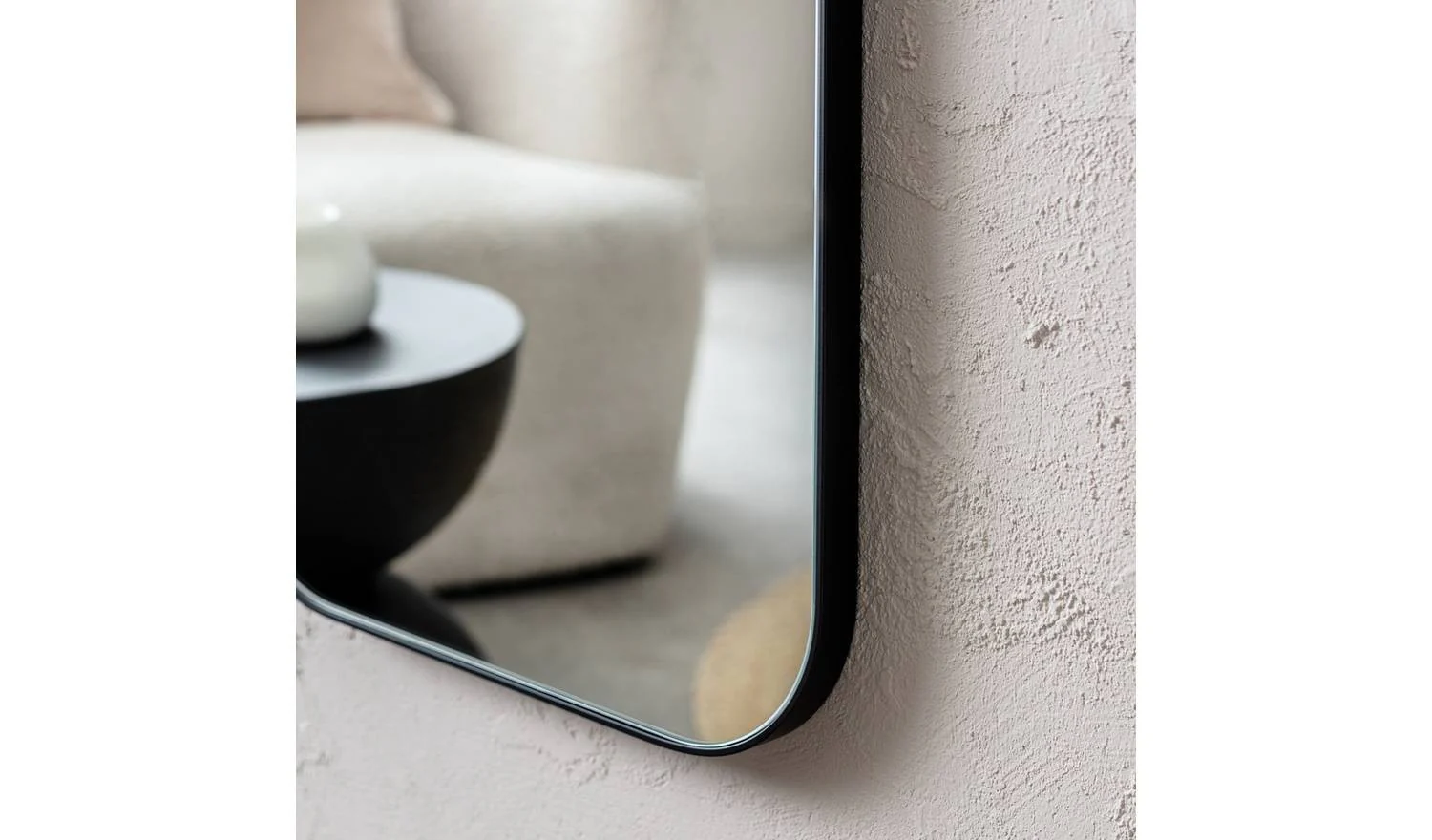 Black Full Length Wall Mirror 120x45cm For Hallway Dressing Area - Image 3