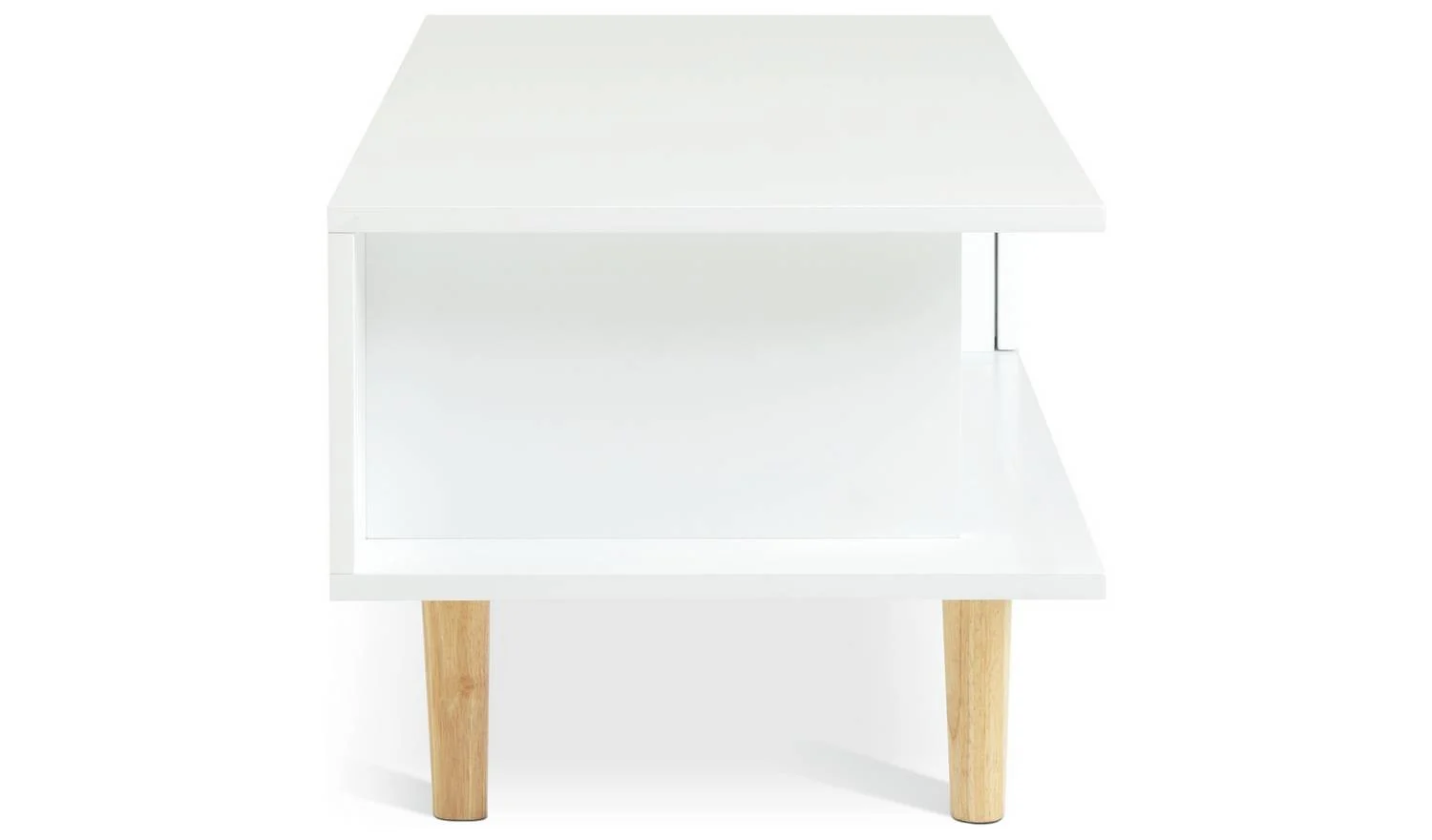 Cato 1 Drawer TV Unit White Media Storage Cabinet Living Room Furniture - Image 5