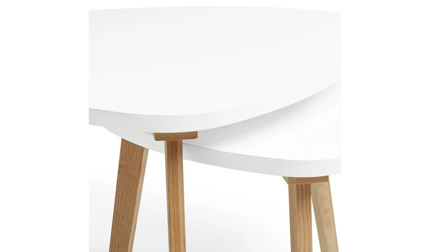 Cato Nest of 2 Tables White Modern Living Room Furniture Side Tables - Image 6