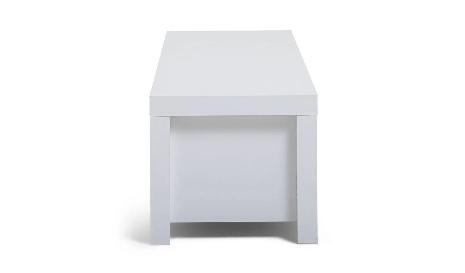 Charlie TV Unit White (W 119, D 39cm) Entertainment Centre With Shelves - Image 4