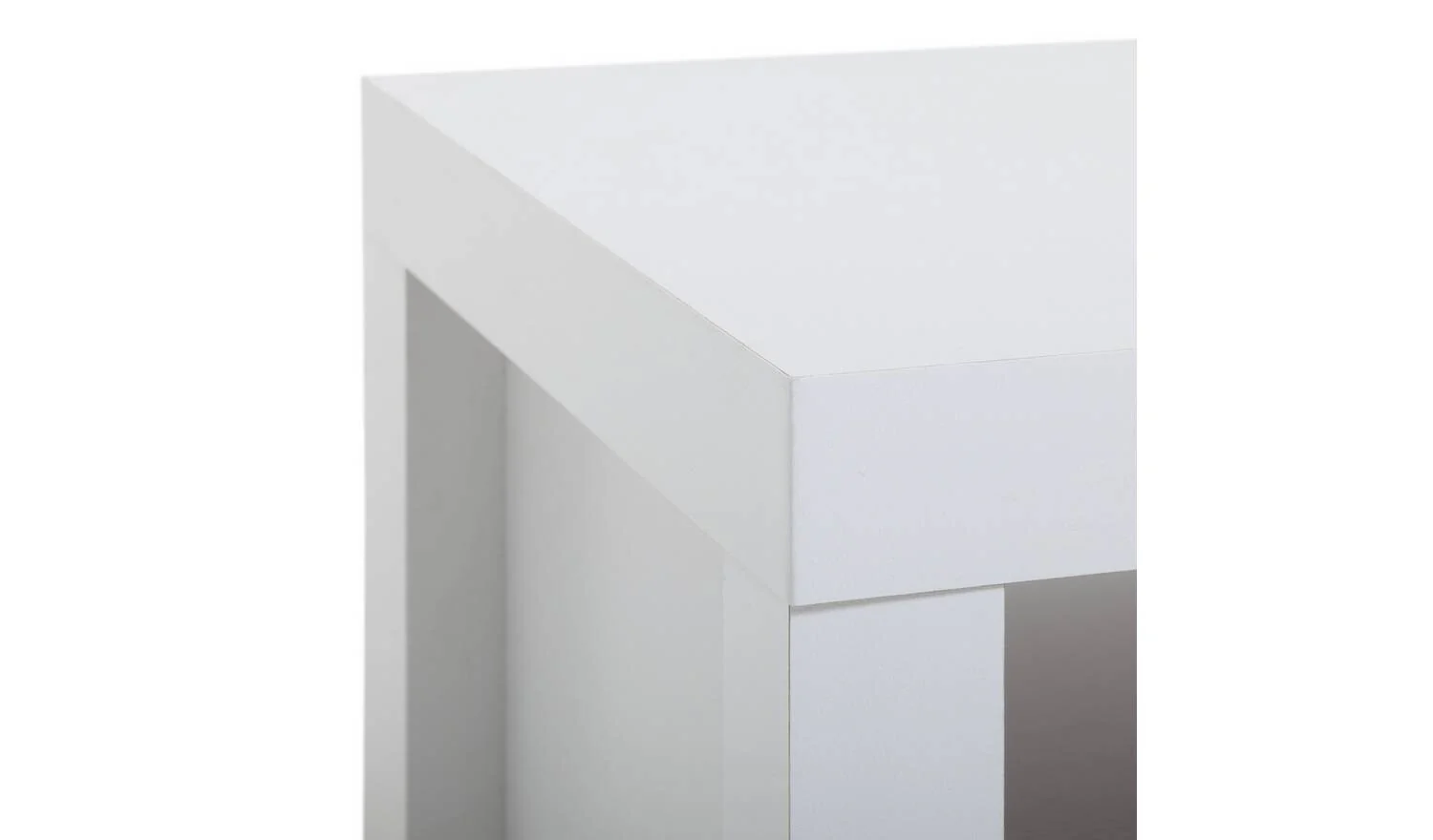Charlie TV Unit White (W 119, D 39cm) Entertainment Centre With Shelves - Image 5