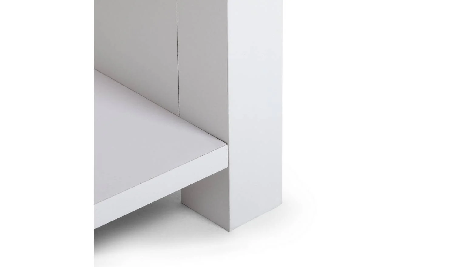 Charlie TV Unit White (W 119, D 39cm) Entertainment Centre With Shelves - Image 6