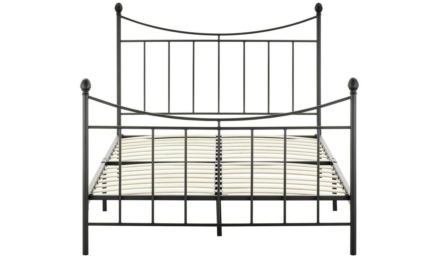 Clara Kingsize Metal Bed Frame Black Industrial Style Modern Home - Image 5
