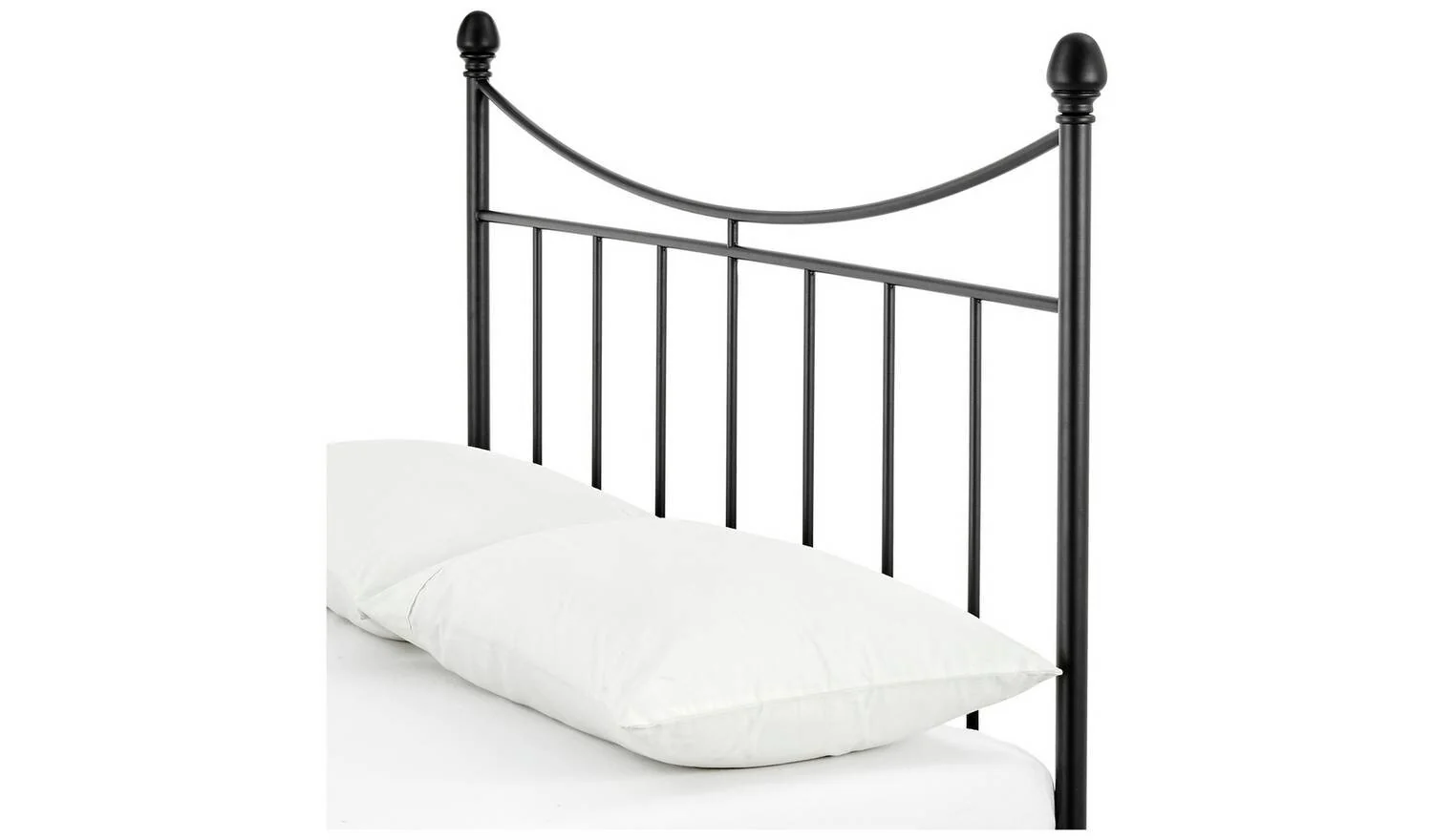Clara Kingsize Metal Bed Frame Black Industrial Style Modern Home - Image 6