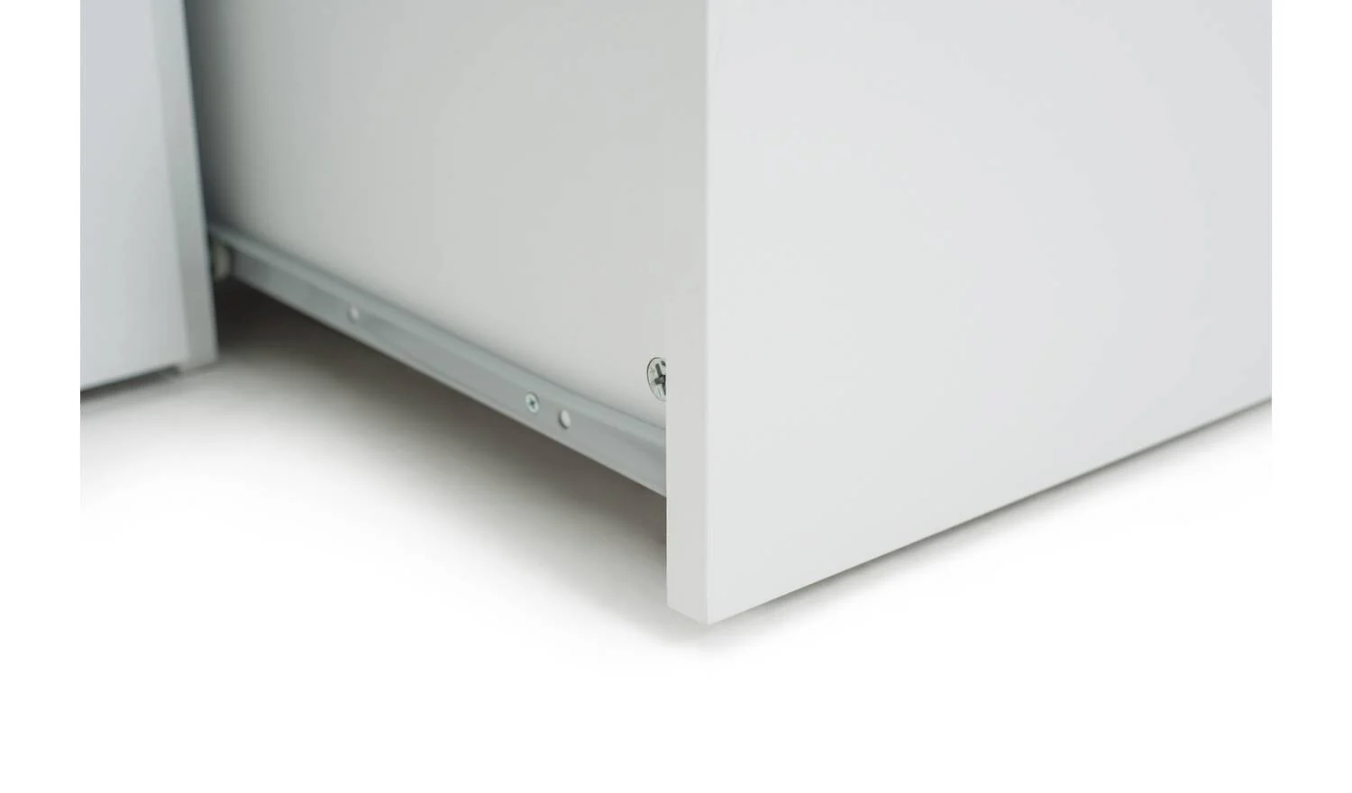 Compton 3 Shelf Shoe Bench White Hallway Entryway Furniture Organiser - Image 5