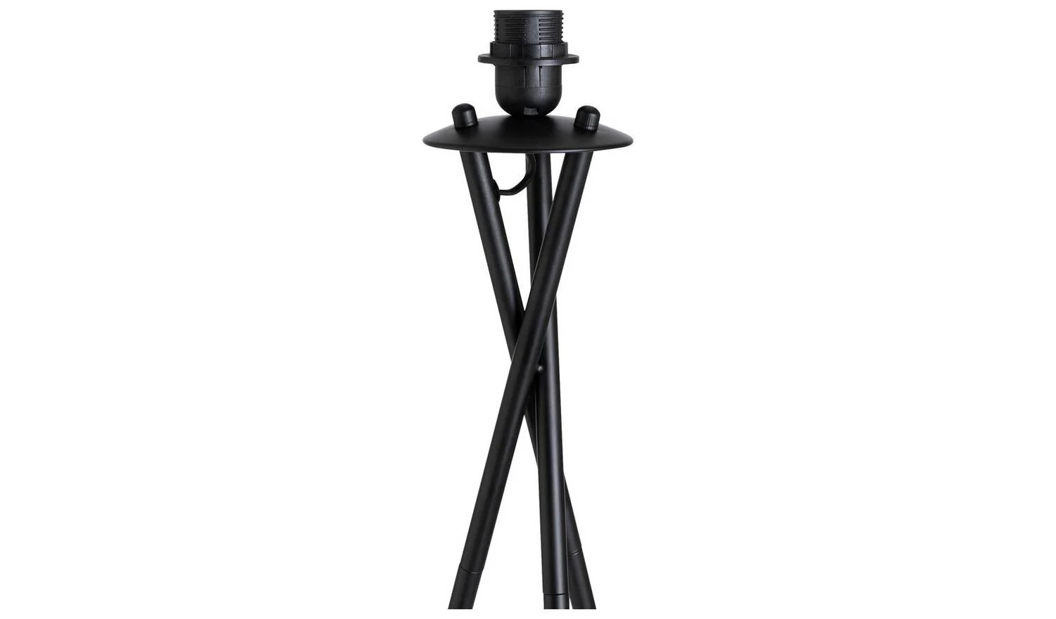 Cortillo Base Only Tripod Floor Lamp Black Modern Living Room Lighting - Image 5