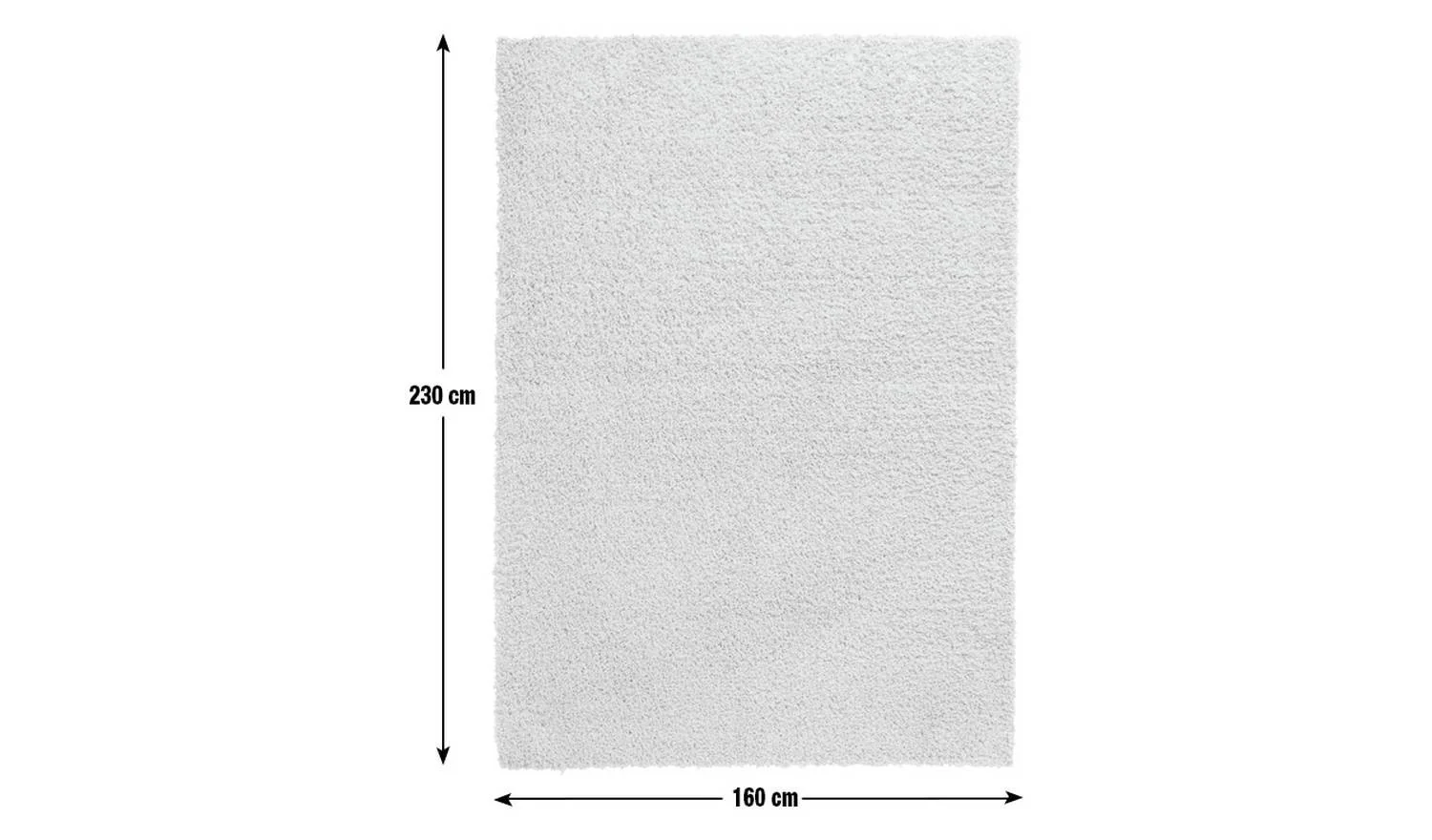 Cosy Dove Grey Shaggy Rug 230x160cm Living Room Bedroom Floor Soft - Image 2