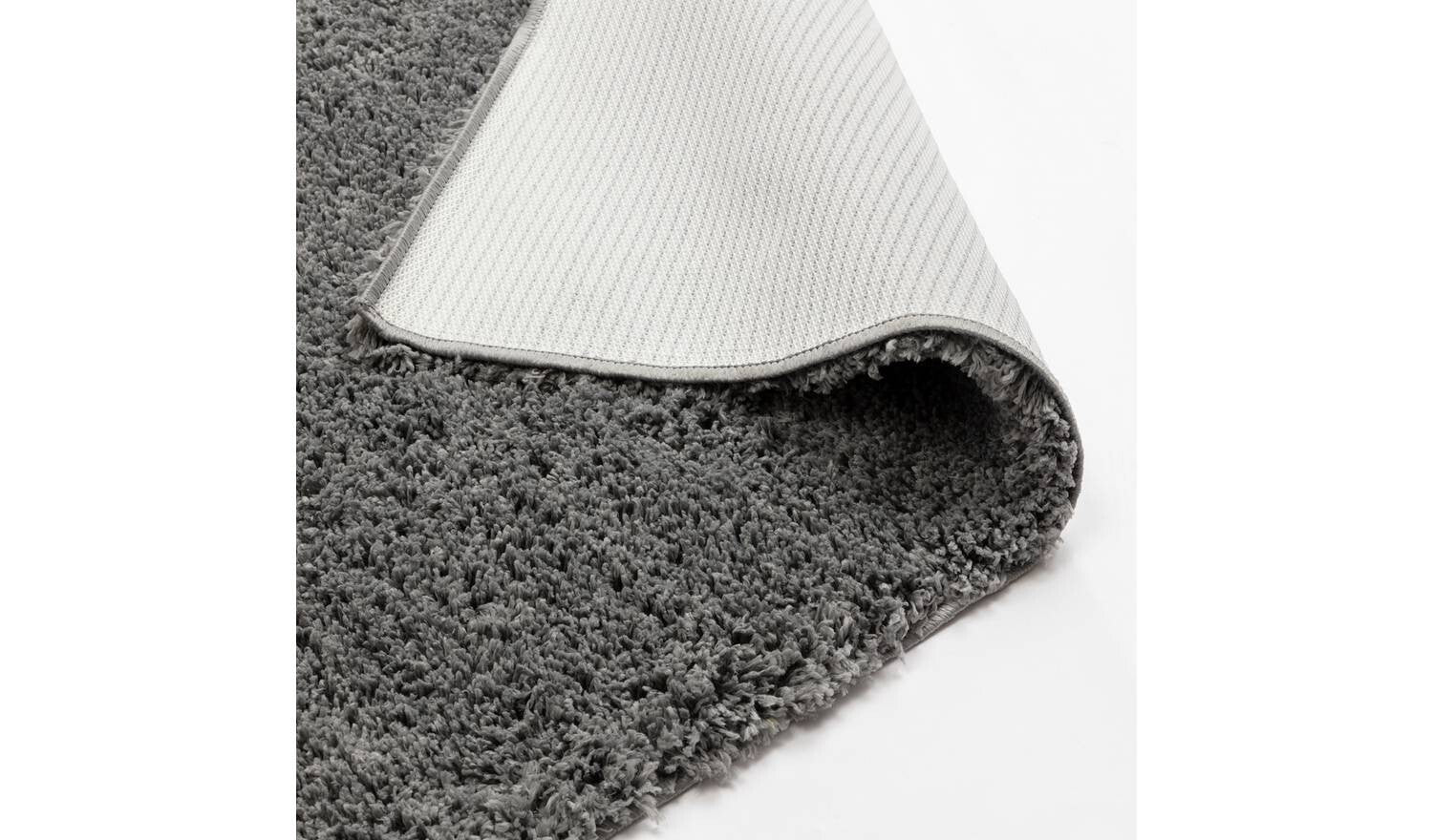 Cosy Flint Grey Shaggy Rug 230x160cm Living Room Bedroom Floor Soft - Image 4