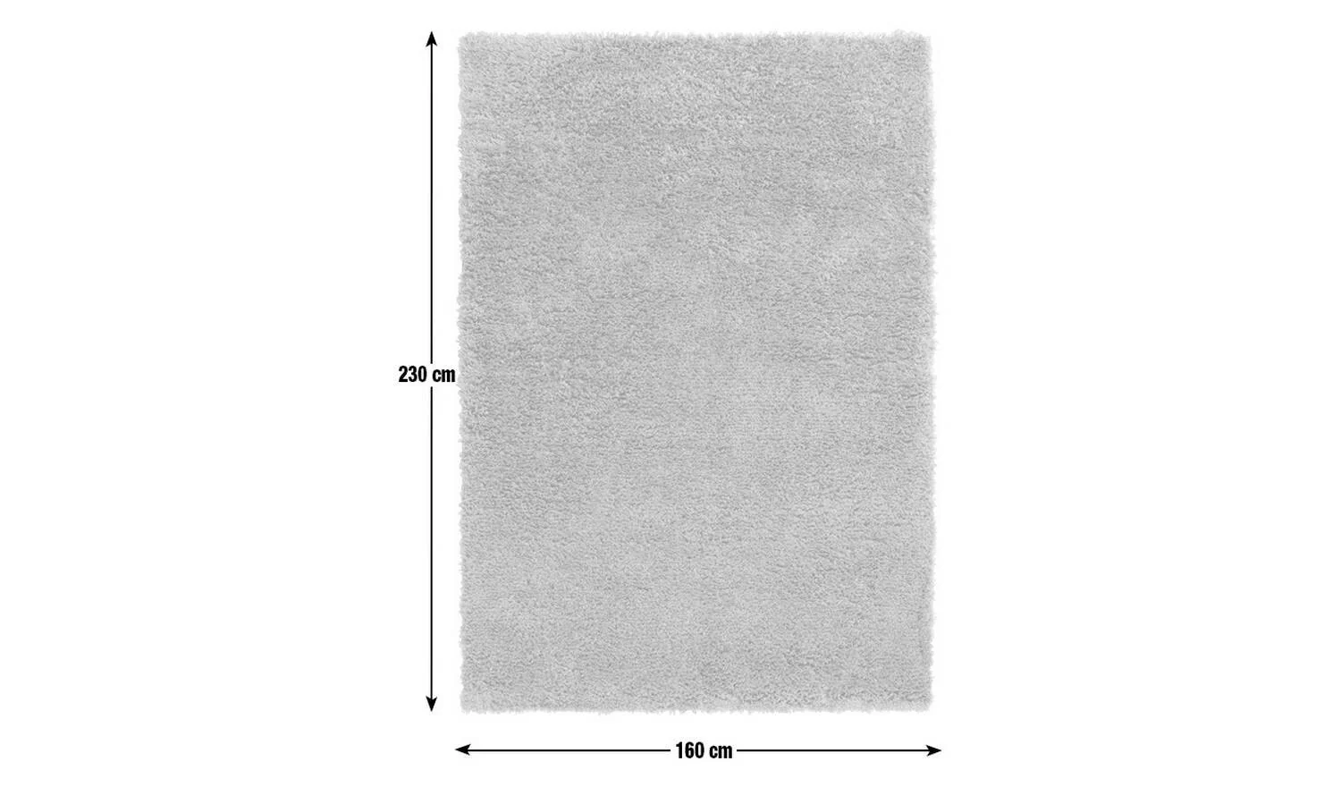Cosy Flint Grey Shaggy Rug 230x160cm Living Room Bedroom Floor Soft - Image 5