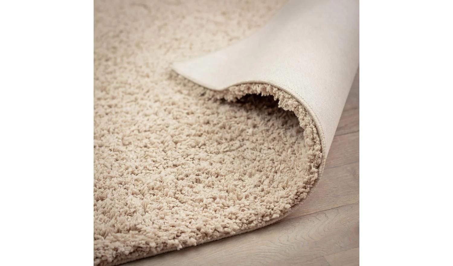 Habitat Cosy Natural Shaggy Rug - 170x120cm - Image 5