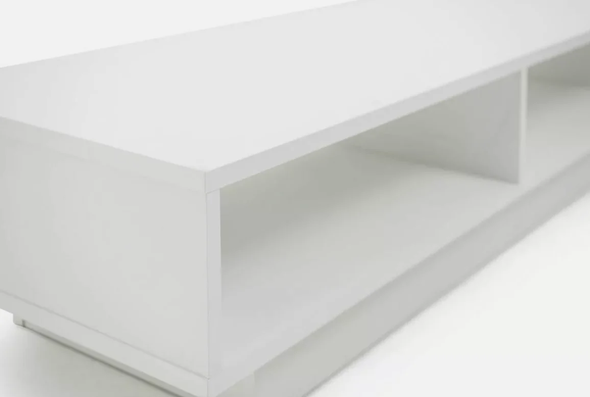 Cubes TV Unit White (W 120) Modern Media Storage Bedroom Living Room - Image 5