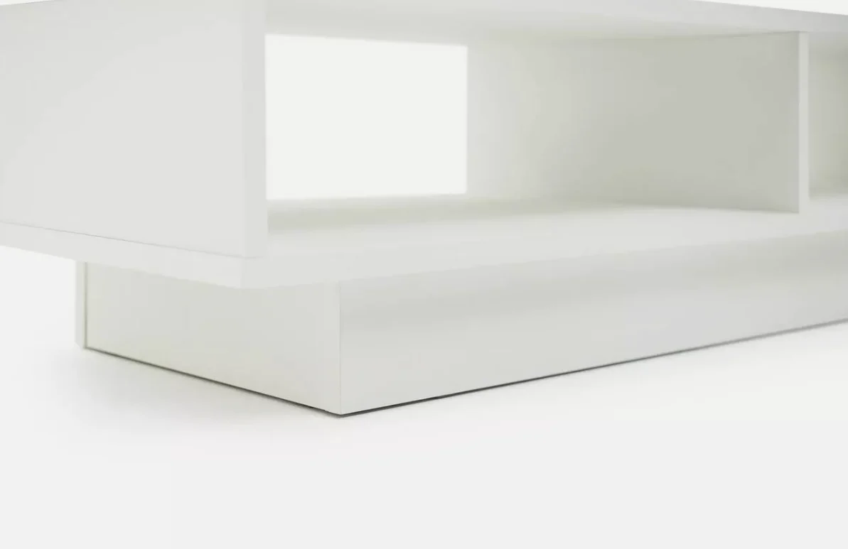 Cubes TV Unit White (W 120) Modern Media Storage Bedroom Living Room - Image 6