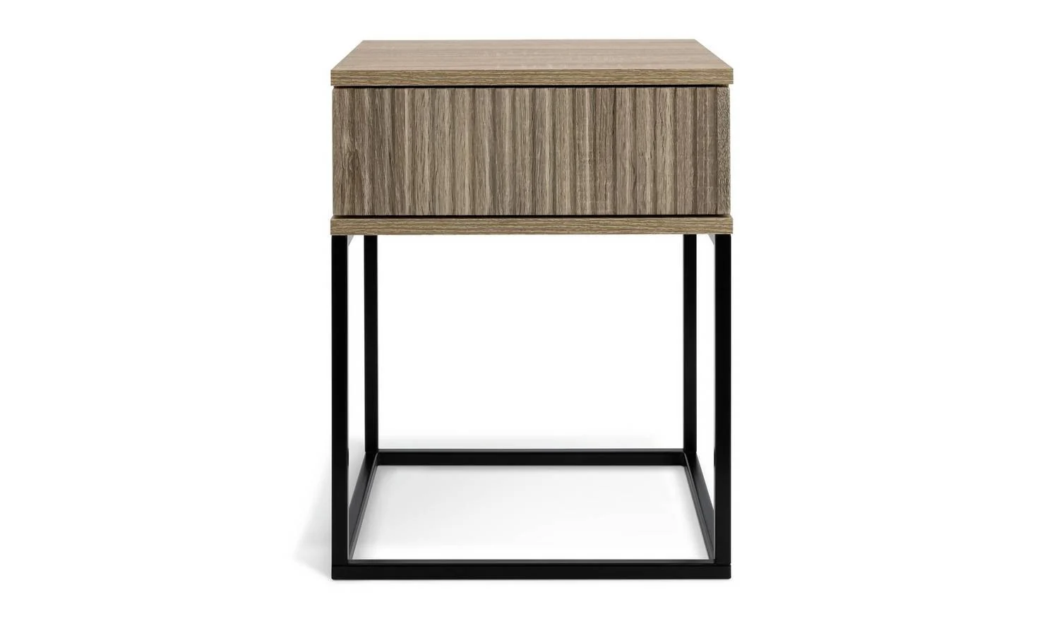 Habitat Digby 1 Drawer Bedside Table Oak Elegant Bedroom Storage - Image 7