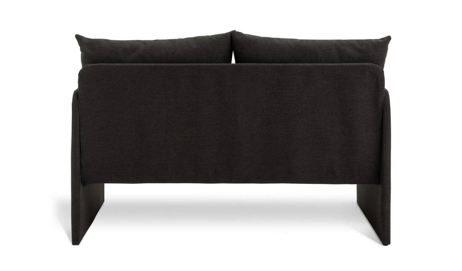 Dixon Small Fabric 2 Seater Sofa in a Box Grey Compact Space Saving - Image 4