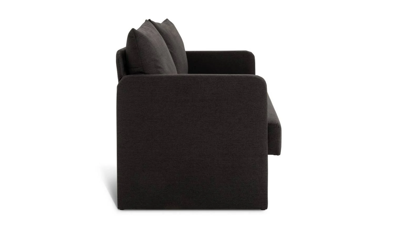 Dixon Small Fabric 2 Seater Sofa in a Box Grey Compact Space Saving - Image 5