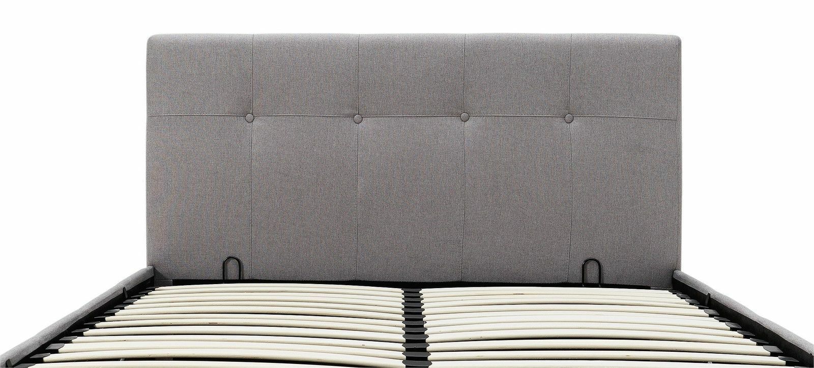 Habitat Eros Double Ottoman Bed Frame Grey with Lift-Up Storage for Bedrooms - Image 10
