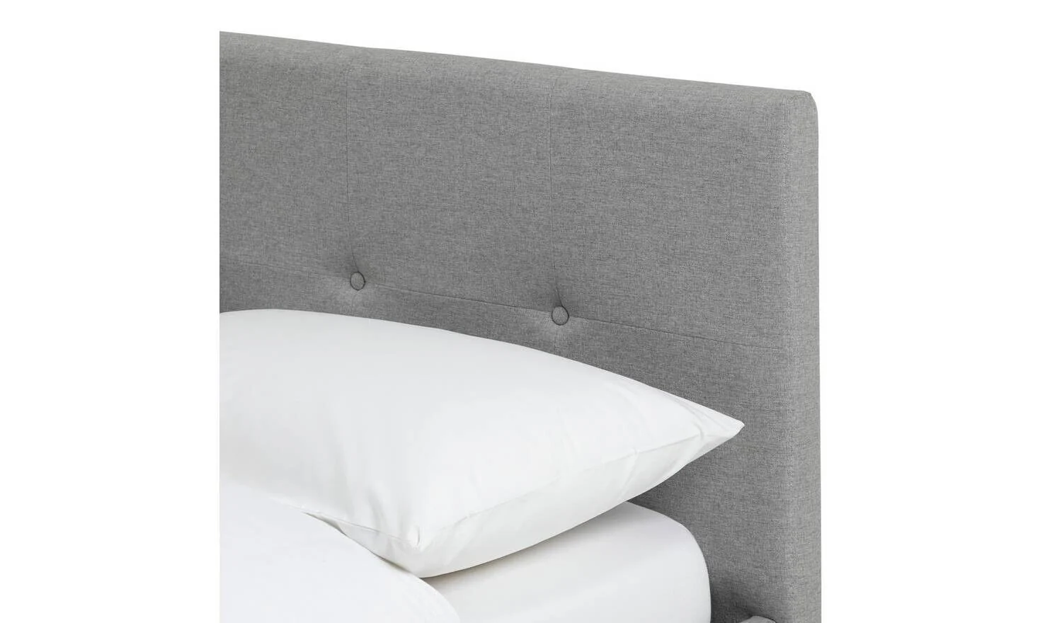 Habitat Eros Kingsize End Opening Ottoman Bed Frame Grey Spacious Storage Bed - Image 8