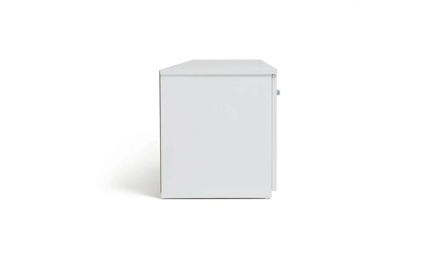 Hayward 2 Door TV Unit White Gloss Storage Cabinet Media Stand Furniture - Image 5