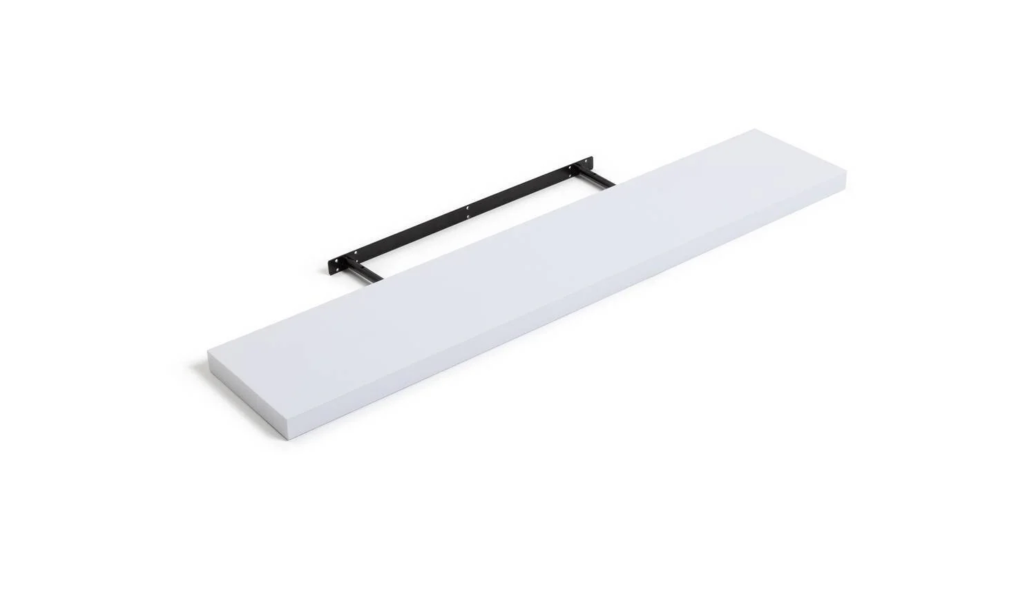 Jak 120cm Floating Shelf White Gloss Wall Mounted Display Storage - Image 4