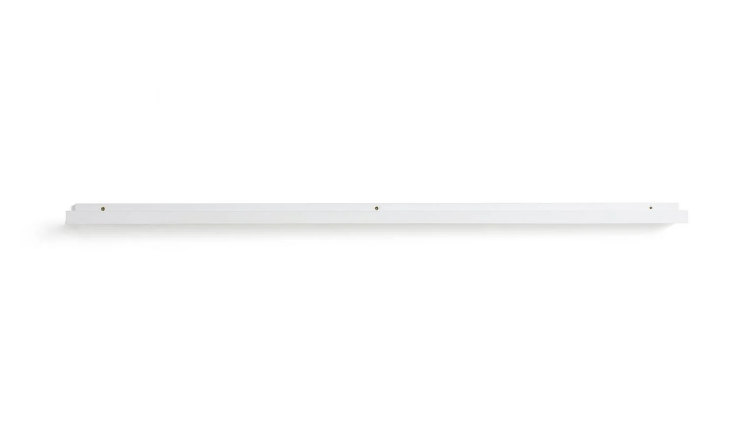 Jak 120cm Picture Rail White Modern Wall Mounted Display Shelf - Image 4