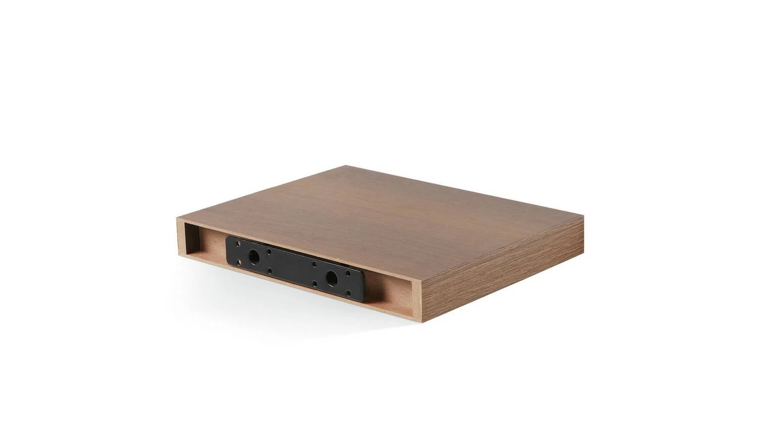 Jak 30cm Floating Shelf Walnut Modern Wall Mounted Display Shelf - Image 4