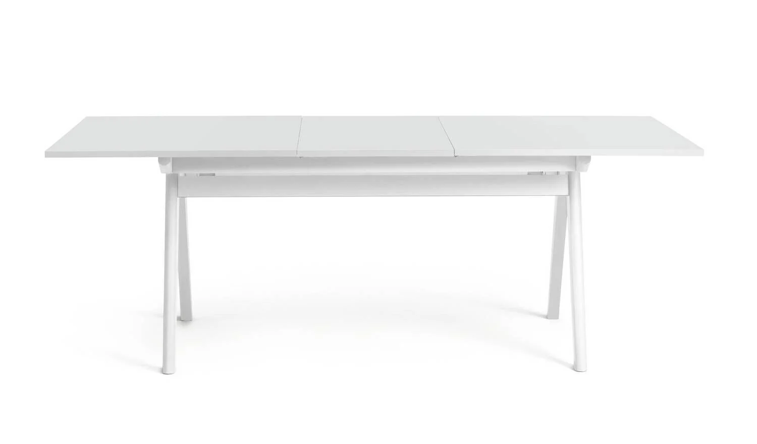 Jerry Extending 4-6 Seater Dining Table White Elegant and Functional - Image 3