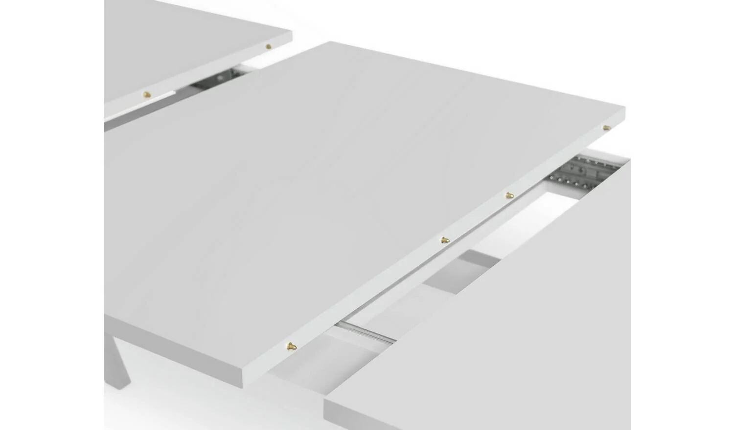 Jerry Extending 4-6 Seater Dining Table White Elegant and Functional - Image 5