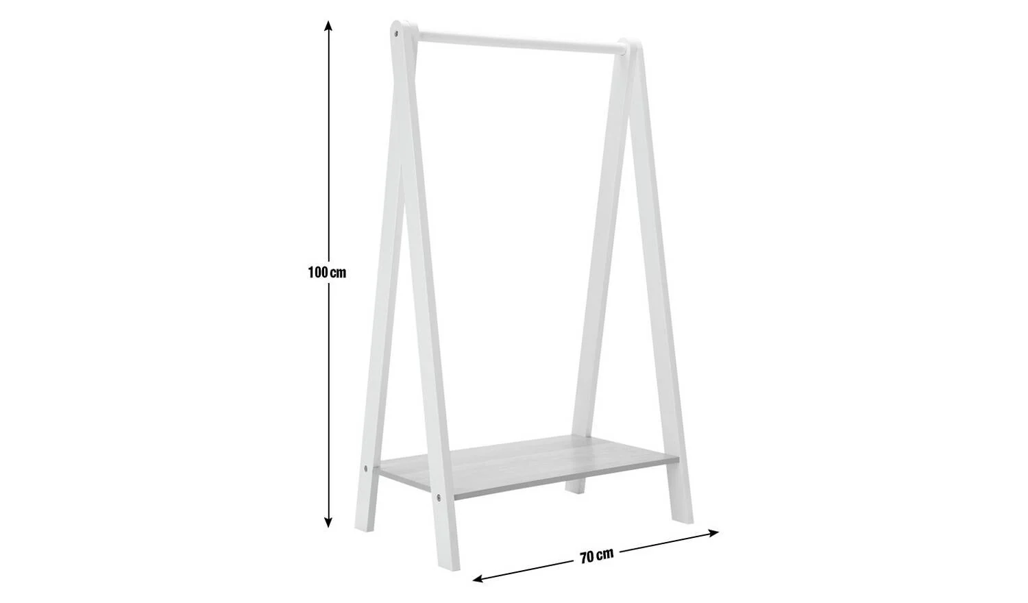 Kids Dressing Rail Childrens Wardrobe Storage Organiser - Image 7