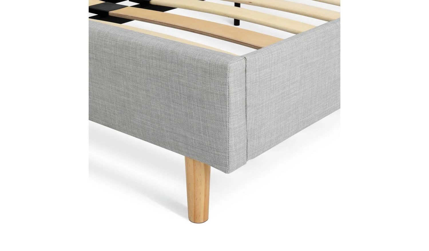Kids Olivia Single Bed Frame Grey Childrens Bedroom Furniture Modern - Image 5