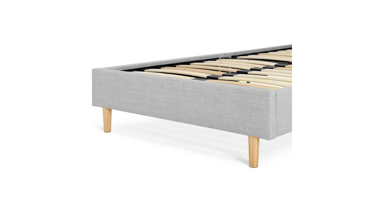 Kids Olivia Single Bed Frame Grey Childrens Bedroom Furniture Modern - Image 6