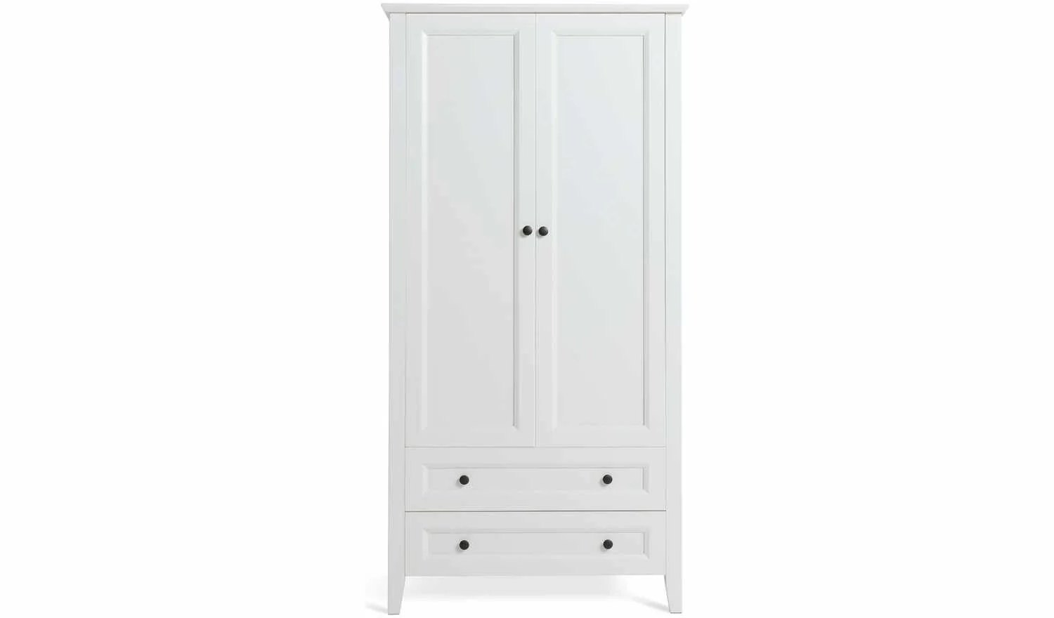 Habitat Kingham 2 Door 2 Drawer Wardrobe Ivory Elegant and Spacious Storage - Image 5