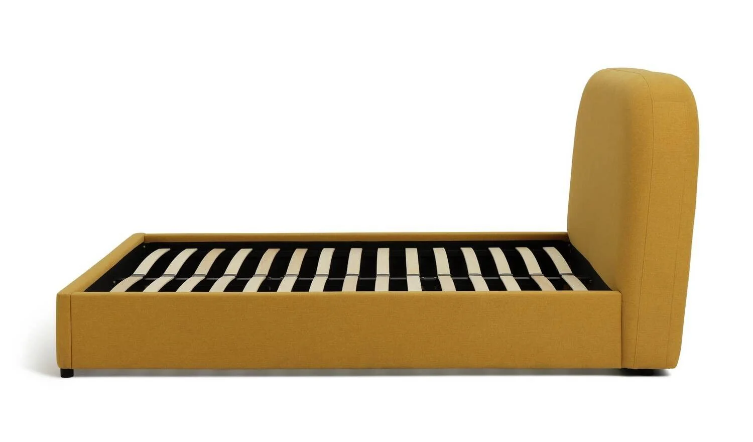 Habitat Layla Kingsize Ottoman Bed Frame Yellow Modern and Spacious Storage Bed - Image 4