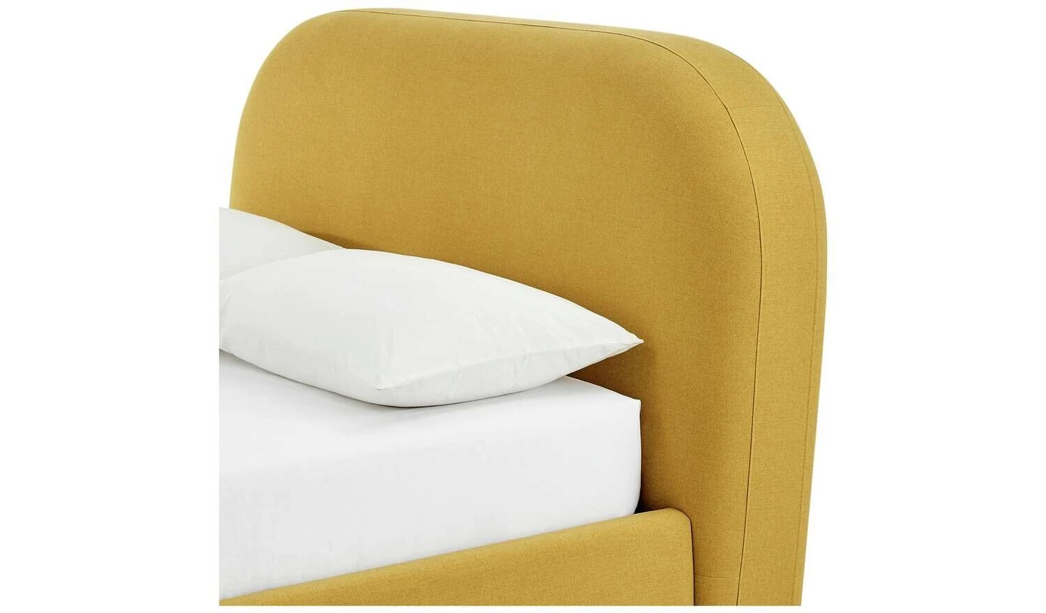 Habitat Layla Kingsize Ottoman Bed Frame Yellow Modern and Spacious Storage Bed - Image 9
