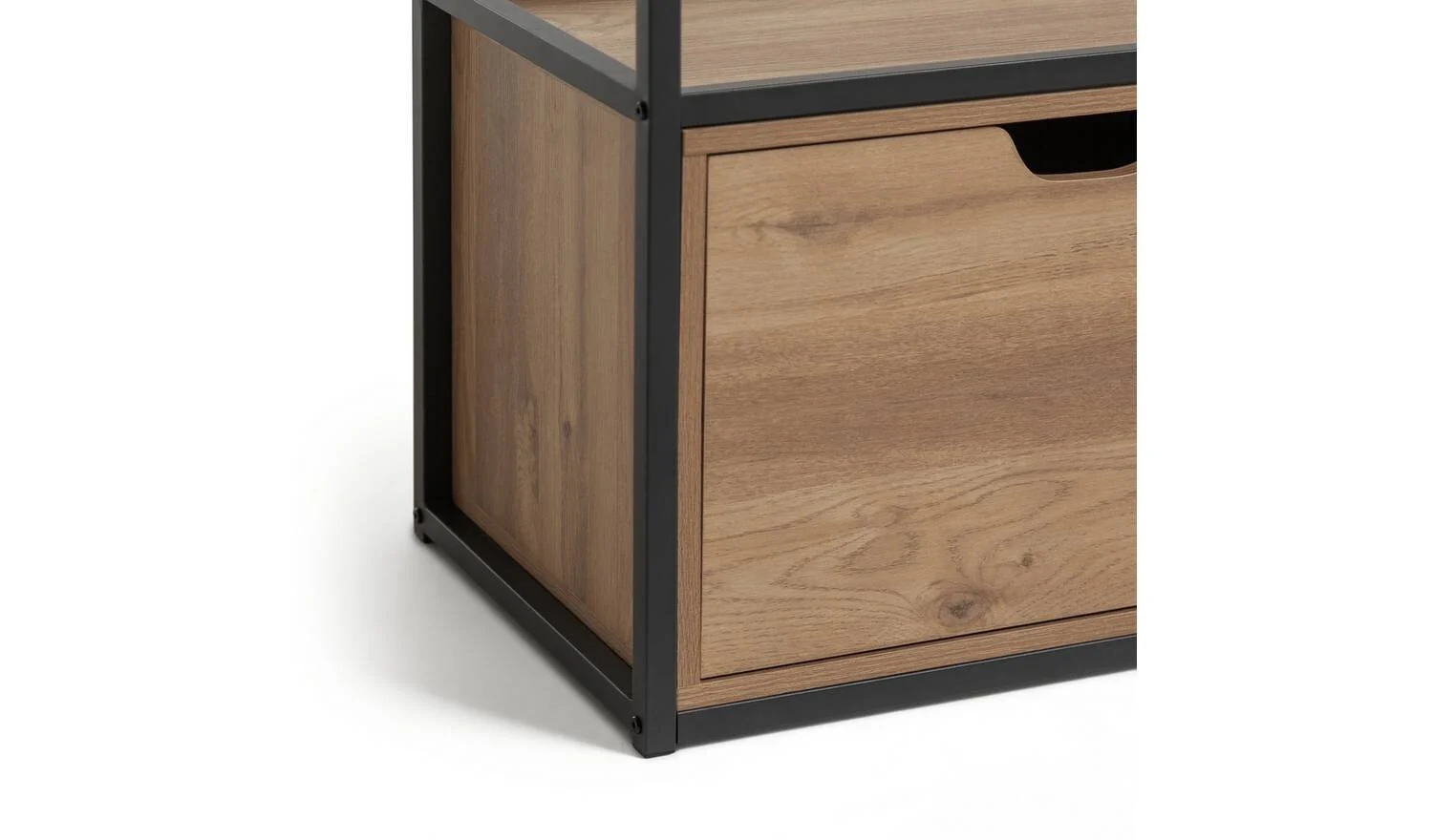 Loft Living 2 Drawer TV Unit Media Storage Cabinet Modern Entertainment - Image 8