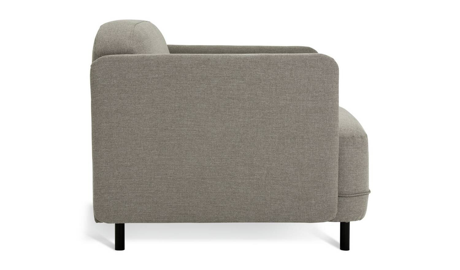 Mina Fabric 2 Seater Sofa in a Box Grey Compact Space Saving Design - Image 5