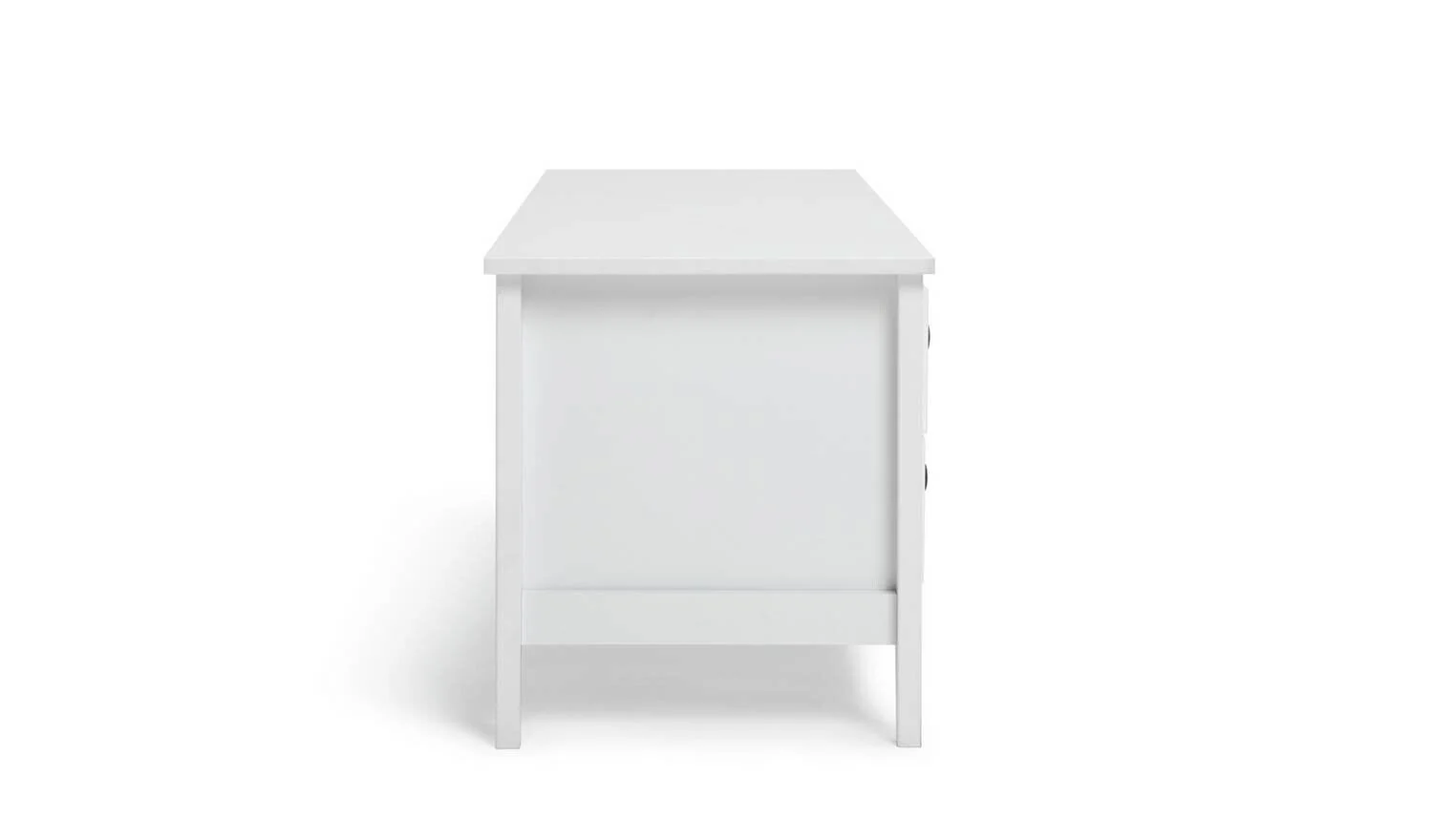 Habitat Minato 2 Drawer TV Unit White Stylish and Functional Media Storage - Image 5