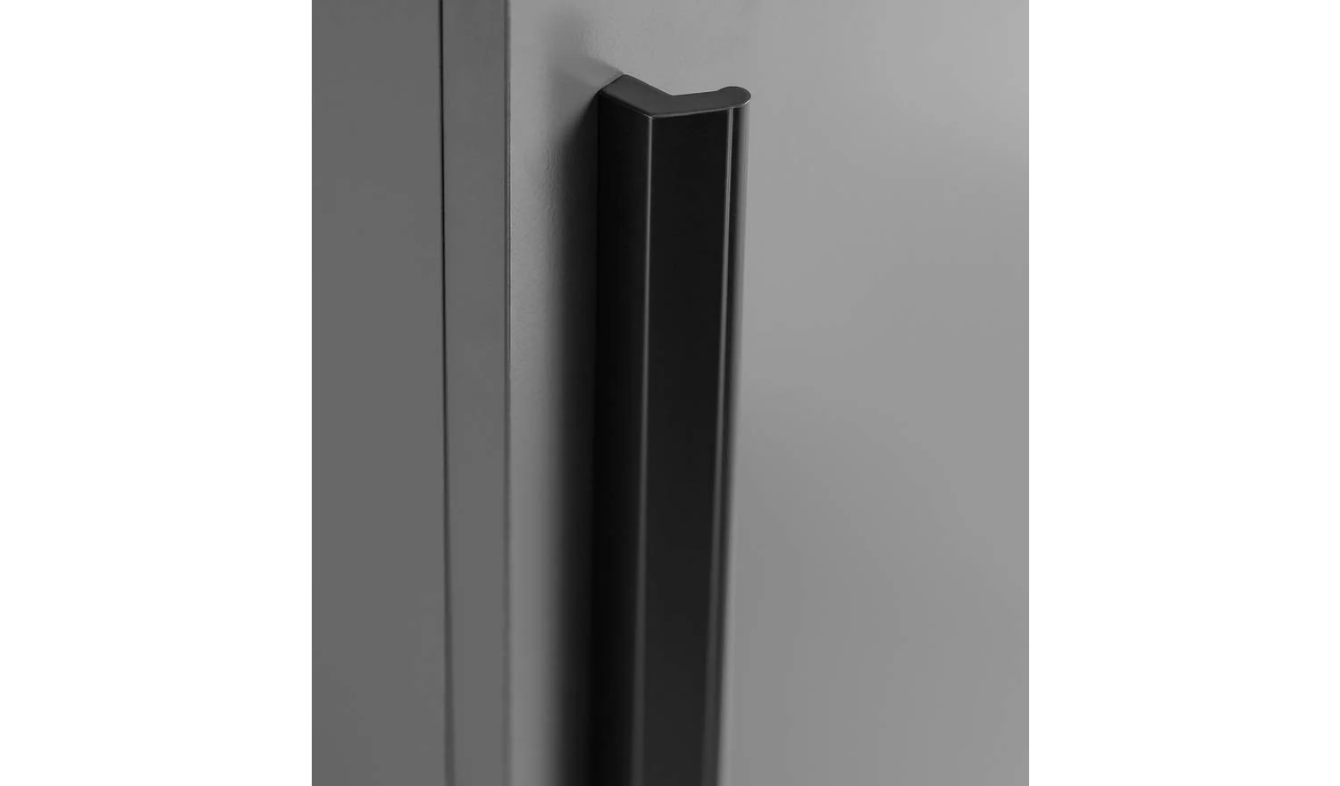 Munich 1 Door Wardrobe Anthracite Compact Freestanding Storage - Image 6