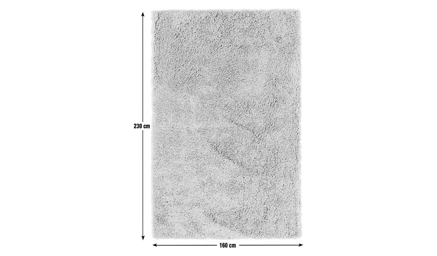Noodle Plain Terracotta Shaggy Rug 230x160cm Living Room Bedroom Floor - Image 5