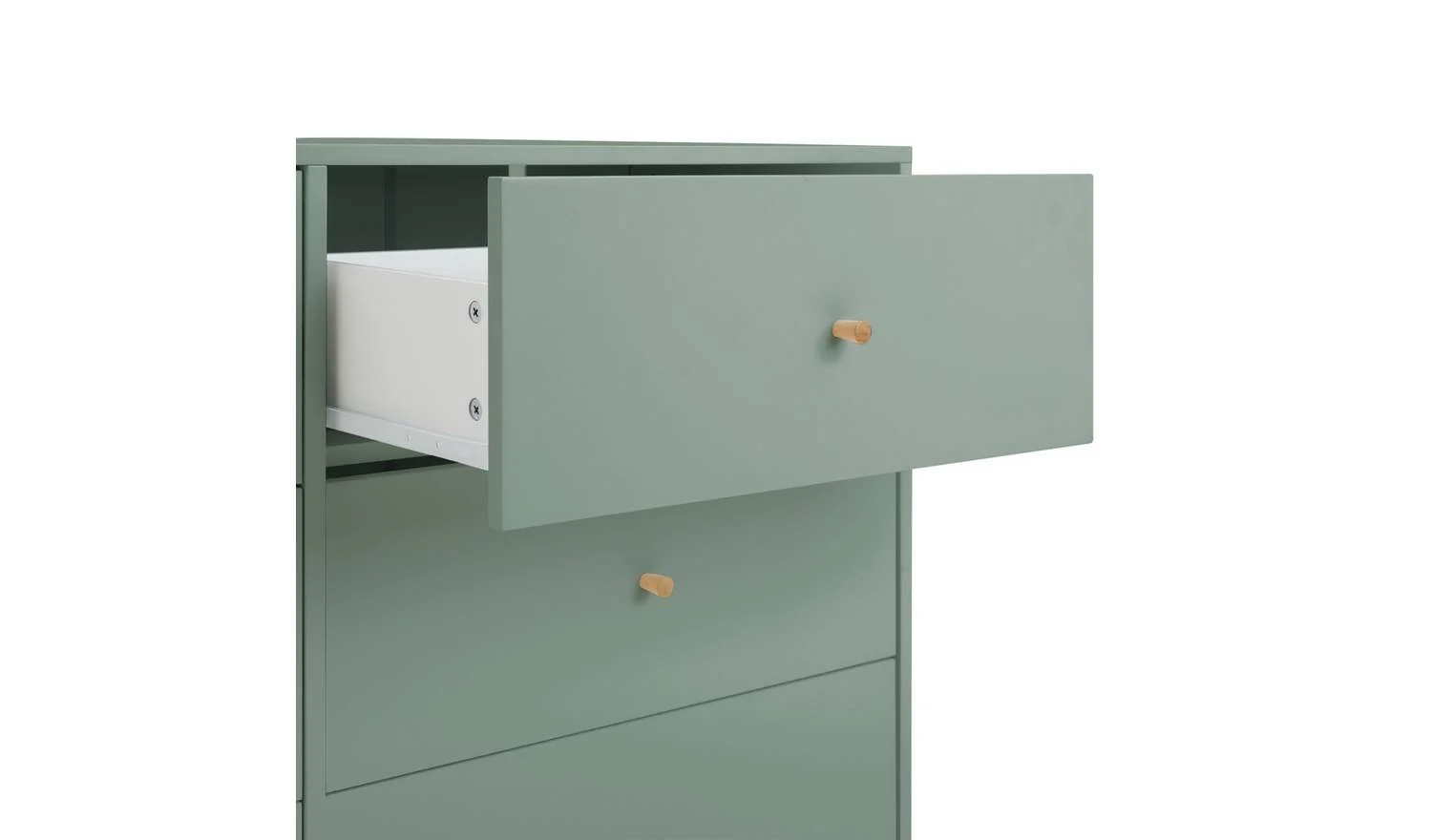 Habitat Otto 6 Drawer Chest - Green - Image 3