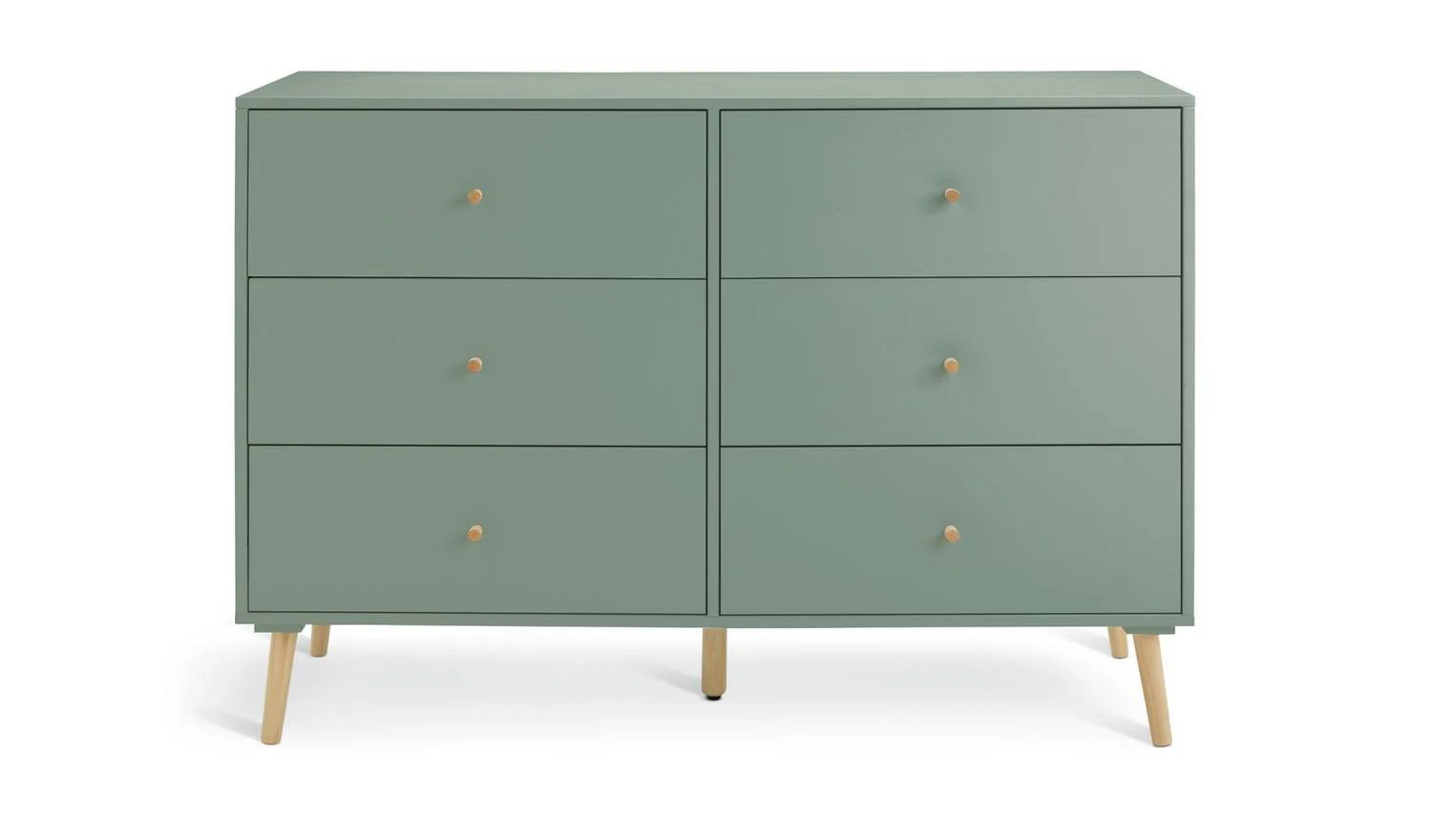 Habitat Otto 6 Drawer Chest - Green - Image 7