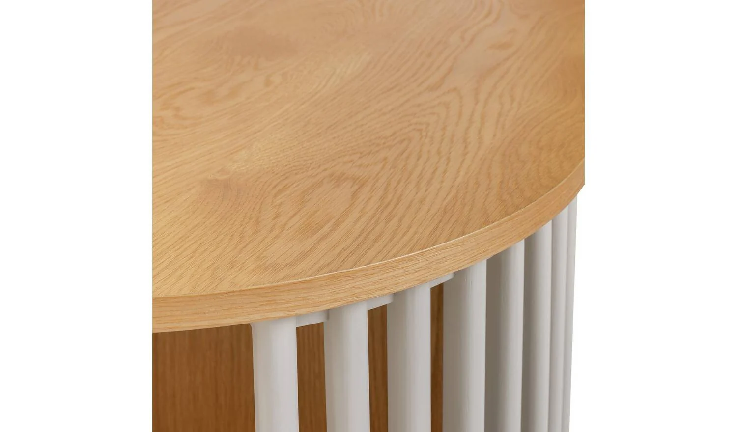 Rita 1 Drawer Office Desk Natural Modern Home Office Furniture Workspace - Image 3