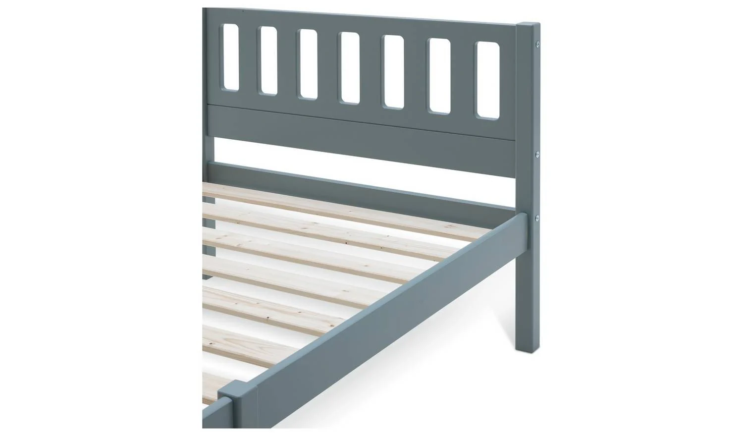 Ronnie Single Bed Frame Duck Egg Blue Kids Childrens Bedroom Furniture - Image 5
