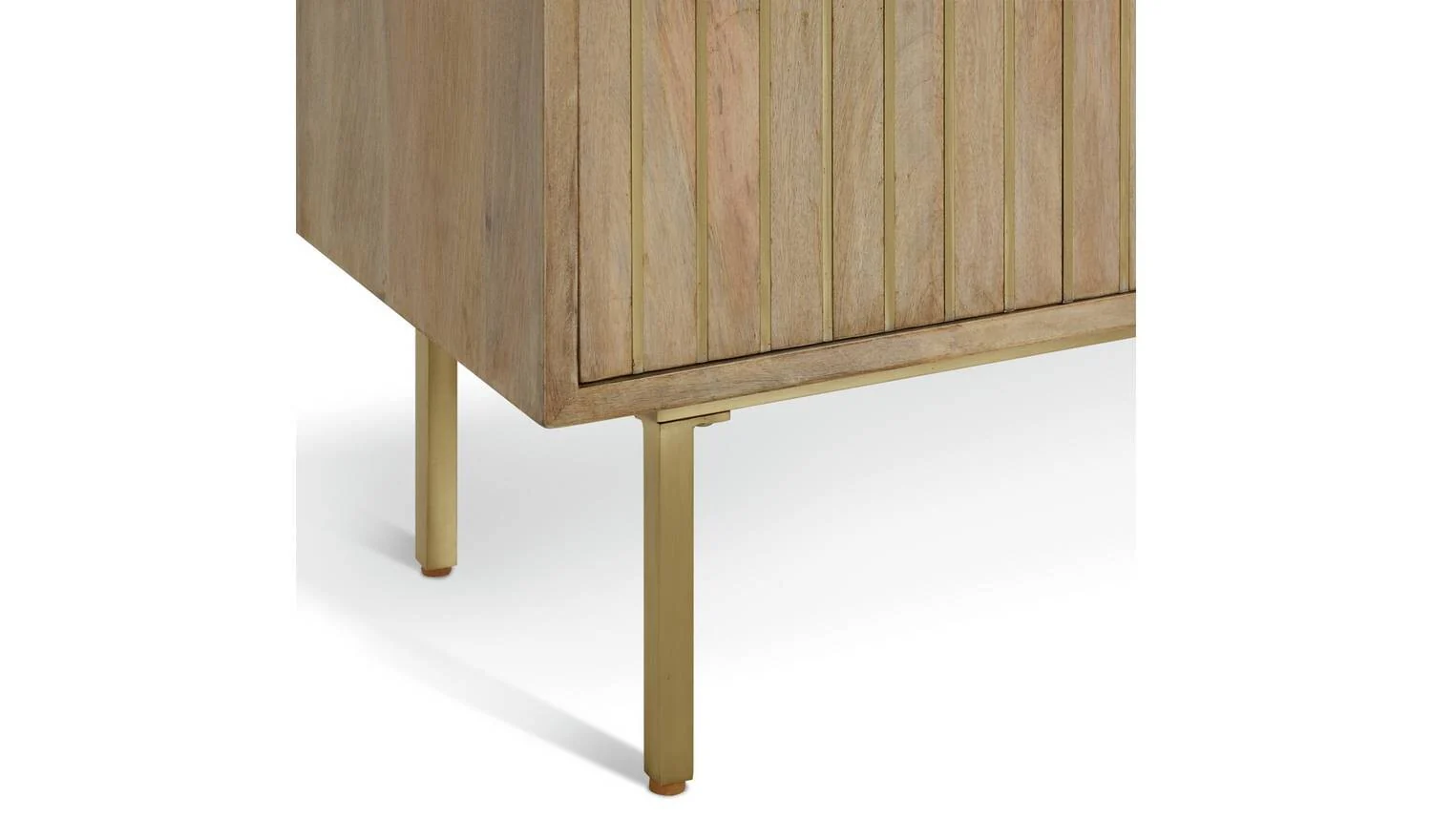 Samara 2 Door Sideboard Natural Storage Cabinet Living Room Furniture - Image 10