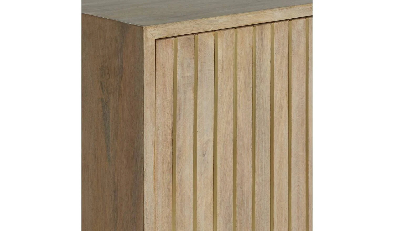 Samara 2 Door Sideboard Natural Storage Cabinet Living Room Furniture - Image 8