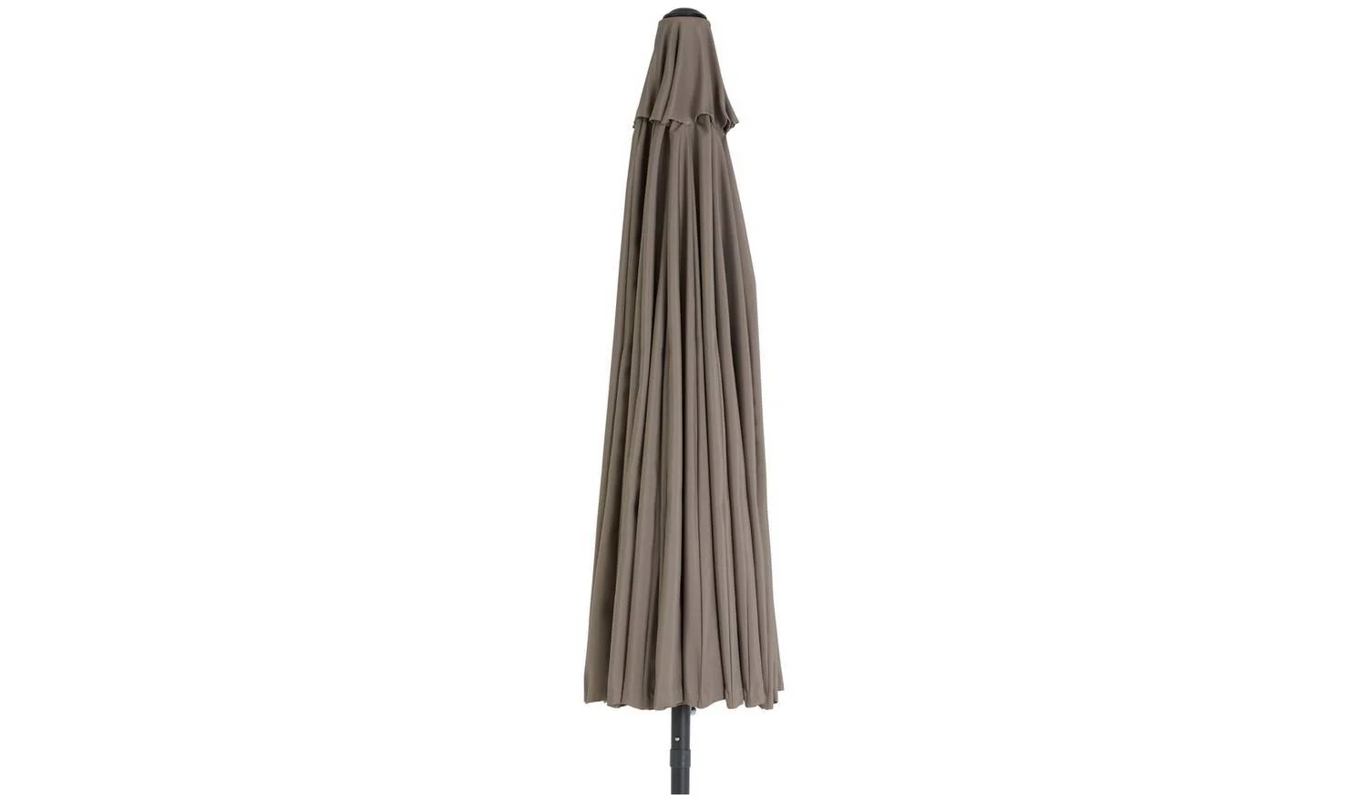 Shanghai 2.7m Garden Parasol Taupe Outdoor Patio Sun Umbrella Large - Image 4