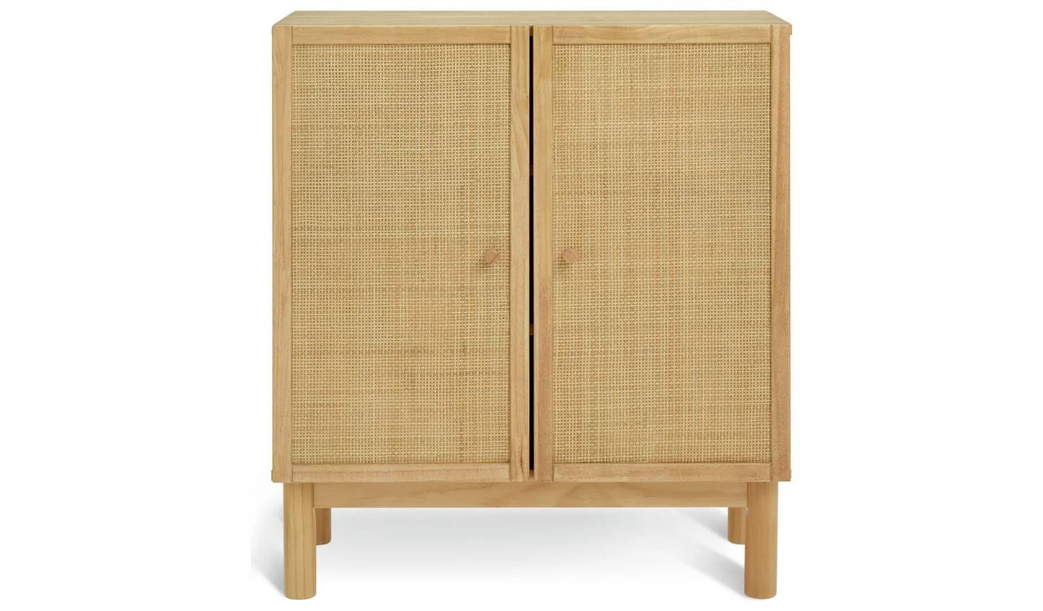 Habitat Simone 2 Door Shoe Storage Cabinet - Oak - Image 4