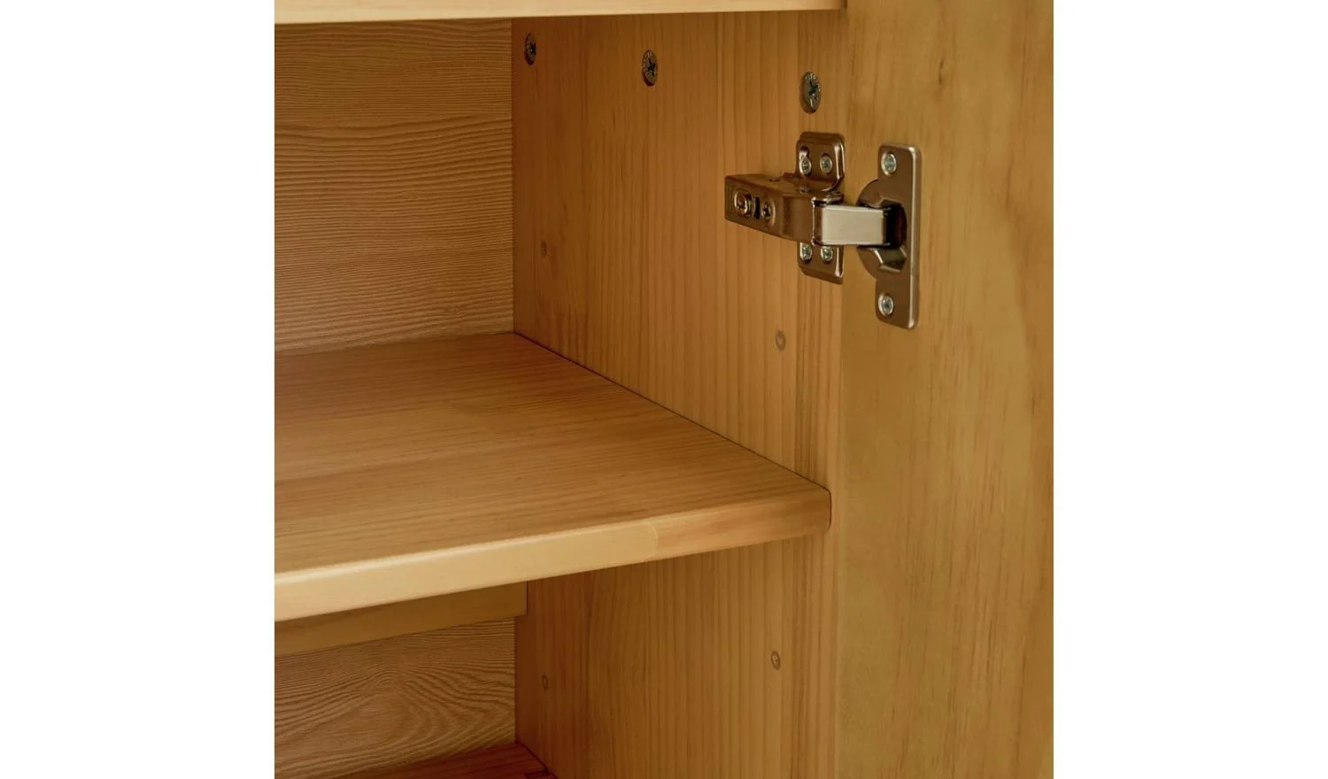 Habitat Simone 2 Door Shoe Storage Cabinet - Oak - Image 7
