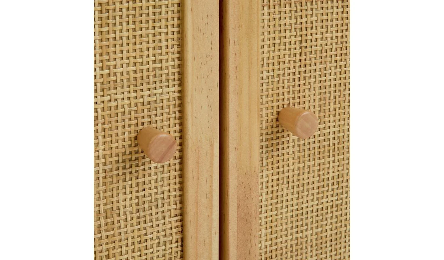 Habitat Simone 2 Door Shoe Storage Cabinet - Oak - Image 8