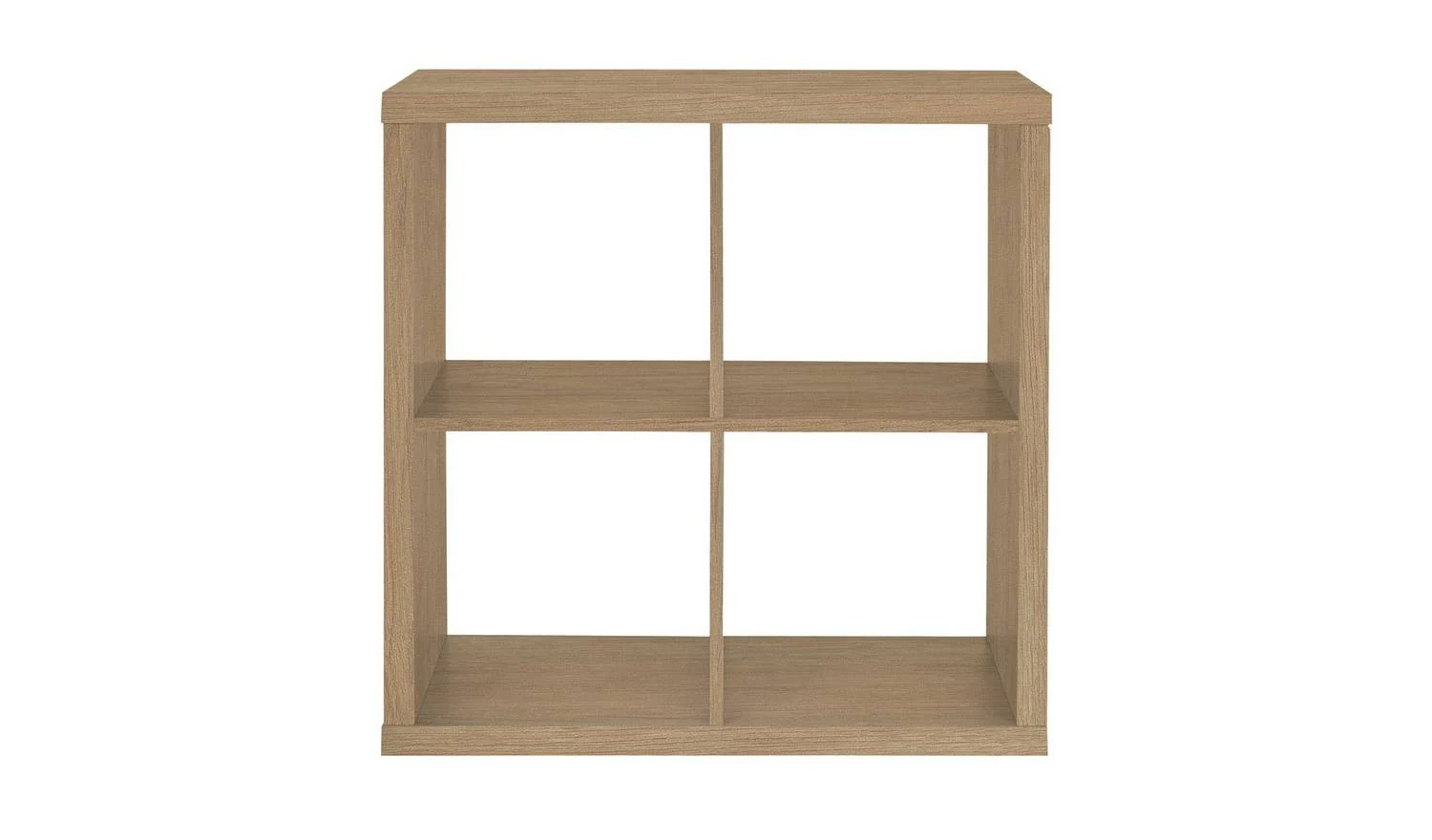 Squares Plus 4 Cube Storage Unit Dark Oak Modular Organiser Shelf Furniture - Image 3